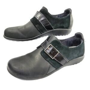 Naot Tane Slip On Buckle Flat Shoe 40